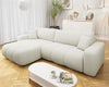 Corner Sofa Bed with Storage Universal Corner Side Velour Fabric FURYN MAXI