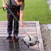 High Pressure 4Wheels Washer Surface Cleaning Machine/Sprayer Gun/Telescopic Rod