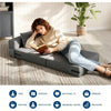 3-in-1 Folding Futon Sofa Bed Sleeper Convertible Single Lounger Chair w/ Pillow