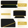 Coffee Table 100x50x40 cm w/ LED Lights & 3 Drawers Gloss Black for Living Room