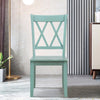 Set of 2 Dining Chairs Wooden Kitchen Side Chair Armless Chairs W/Ergonomic Back