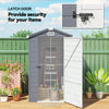 Garden Shed Foundation Kit Tools Bin Equipments Outdoor Gear Storage Shelter