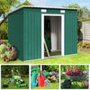 Metal Garden Shed 8 X 4ft Outdoor Yard Storage Tool House WITH FREE BASE & VENT