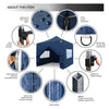 ® Pop Up 3x3m Heavy Duty Waterproof Commercial Grade MarketStall