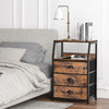 Bedside Table Cabinet with 3 Drawer Nightstand Bedroom Storage Chest of Drawer