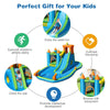 Inflatable Water Slide Kids Jumping Bounce House Splash Water Pool w/ Blower