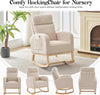 Nursing Rocking Chair Nursery Glider Rocker Armchair for Living Room