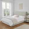 Dusk Windsor Natural Linen Look Double Ottoman Storage Bed RRP £349