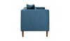Everly Velvet 2 Seater Sofa - Blue