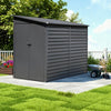 Metal Steel Garden Shed, Outdoor Bike Storage House, Utility Tool Storage