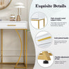 Console Table Side Table Narrow Hallway Furniture Cabinet with 2 Drawers Storage