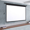 72/92/100/120"HD Electric Motorized Projector Screen Matte White Fabric 4:3 16:9