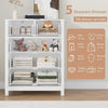 Dresser Bedroom 5 Drawer Dresser Chest of Drawer for Bedroom Entryway Livingroom