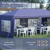 3 x 6m Heavy Duty Gazebo Marquee Party Tent with Storage Bag Grey