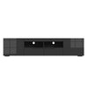 200cm All High Gloss White TV Stand Cabinet Unit Doors Storage with LED Cupboard
