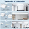 LED Batten Light 4FT 6500K Daylight Fluorescent Strip Light Slim Fitting Garage