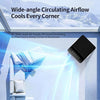 15L Portable Evaporative Air Cooler Cooling Fan Humidifier Remote 3 Speed UK
