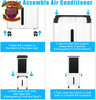 4 In 1 Portable Air Cooler 14L Evaporative Cooling Fan Remote Control 60W