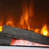 50"LED Fireplace White Surround Suite Wall/Stand Wide Electric Fire 7Color Frame