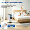 Portable Air Cooler, 15L Evaporative Air Cooler with 2 Ice Packs, Remote Control
