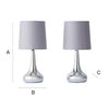 2 x Touch Table Lamps 34cm Dimmer Bedside Lights Living Room Reading Small Lamp