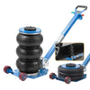 Pneumatic Triple Air Bag Jack Folding Handle 3 Ton 6600 lbs 40cm Car Lift Height