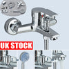 Chrome Luxury Bathroom Sink Bath Filler Tap Shower Mixer Taps with Hand Held Set