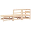 3 Piece Garden Lounge Set Solid Pinewood Modern Outdoor Furniture
