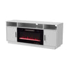 Electric Fireplace with TV Stand Unit Cabinet 30inch LED Fire Heater Living Room