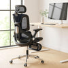 Ergonomic Office Chair, Mesh Desk Chair with Lumbar Support, Footrest