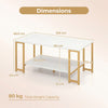 Living Room Center Table Rectangular Cocktail Table