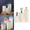 Folding Paper Cylinder Plinth Flower Pedestal Wedding Centerpiece Cake Stand DIY