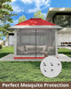 Pop Up Gazebo with Mosquito Net 13x13ft Portable UV-Resistant Waterproof Gazebo