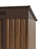 Garden Shed Pent Roof 4X6FT Metal Free Foundation Base Tools Bike Storage House