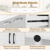 108cm Large Sideboard Storage Cabinet with Drawers-White