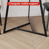 Dining Table for 2 – Round Kitchen Table with Metal Frame & Space Saving Design