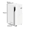 JSH 12000 BTU 3-in-1 Portable Air Conditioning Unit - Fan Dehumidifier Remote
