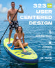 10'6"x33"x6" Inflatable Stand Up Paddle Board for Adults, Ultra-Light Sup Board