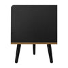 TV Stand TV Unit Sideboard Cabinet 160 cm 2-Doors 2 Drawers Modern Design Black