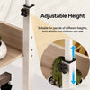 Over Bed Table Height Adjustable Mobile Hospital Overbed Aid Chair Laptop Tray.