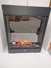 Realistic LED Electric Fireplace, Adjustable Heater Flame CHARLTON AND JENRICK