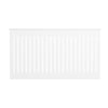 Radiator Cover Vertical Slat Modern Stylish MDF Wood White Black Cabinet Shelf
