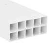 150x50mm White PVC Cable Trunking - 10m Conduit Cover for Organizing and Q8Q3