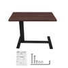 Medical Overbed Bedside Table Adjustable Height with Wheels Hospital Home Desk