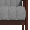 Modern Accent Chair Upholstered Armchair for Bedroom Living Room Grey