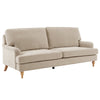 Hampshire Fabric 3 Seater Sofa In Stone
