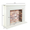 Electric Fireplace Suite with Black Stove & Flue - Endeavour Fires Farlington