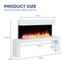 Electric Fireplace with Surround 40'' - Endeavour Fires Wykeham