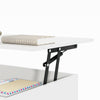 Coffee Table with Lift Up Top High-Gloss White With Drawer Living Room Furniture