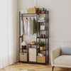 72" Tall Plant Stand Indoor Large Metal Wood Plant Shelf Heavy-Duty Display Rack